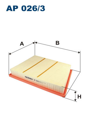 Air Filter - AP 026/3 FILTRON