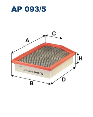 Air Filter - AP 093/5 FILTRON