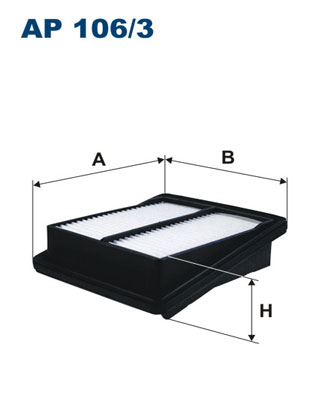 Air Filter - AP 106/3 FILTRON