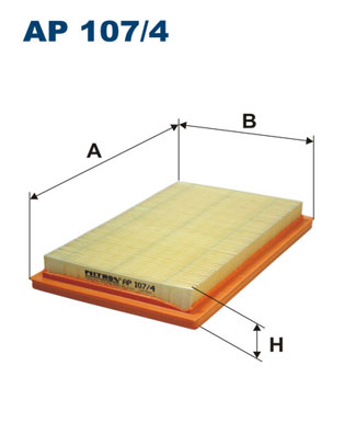 Air Filter - AP 107/4 FILTRON