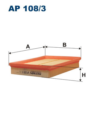 Air Filter - AP 108/3 FILTRON