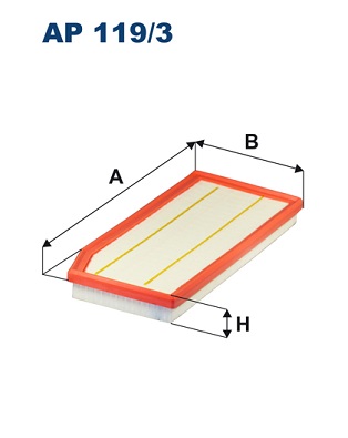 Air Filter - AP 119/3 FILTRON