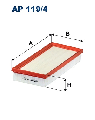 Air Filter - AP 119/4 FILTRON