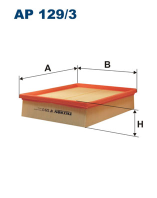 Air Filter - AP 129/3 FILTRON