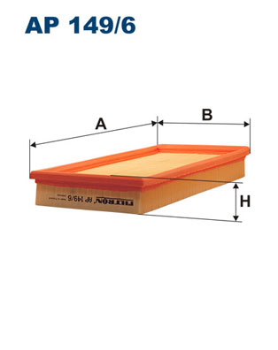 Air Filter - AP 149/6 FILTRON