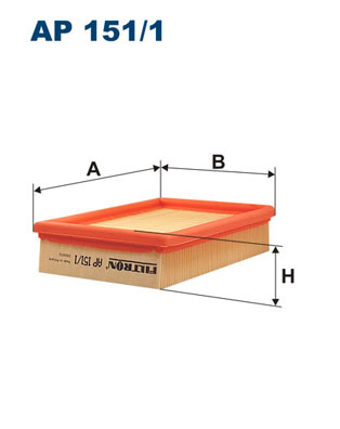 Air Filter - AP 151/1 FILTRON