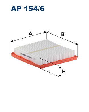 Air Filter - AP 154/6 FILTRON