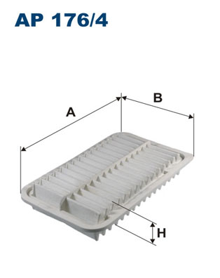 Air Filter - AP 176/4 FILTRON