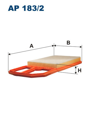 Air Filter - AP 183/2 FILTRON