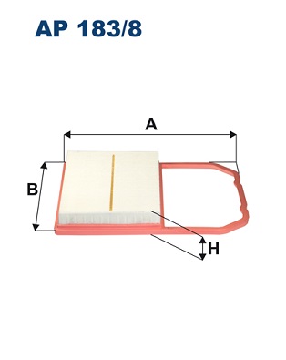Air Filter - AP 183/8 FILTRON