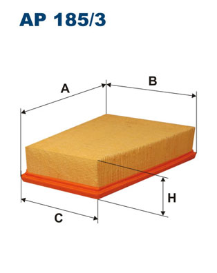 Air Filter - AP 185/3 FILTRON