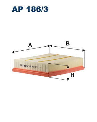Air Filter - AP 186/3 FILTRON