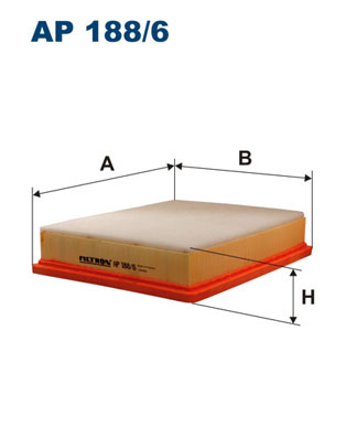 Air Filter - AP 188/6 FILTRON