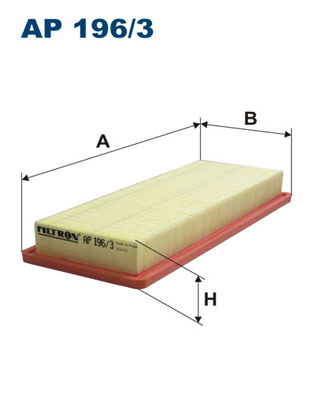 Air Filter - AP 196/3 FILTRON