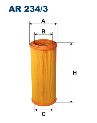 Air Filter - AR 234/3 FILTRON