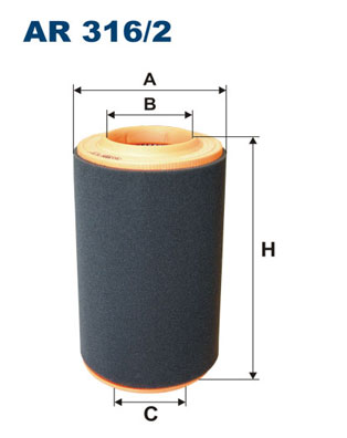 Air Filter - AR 316/2 FILTRON