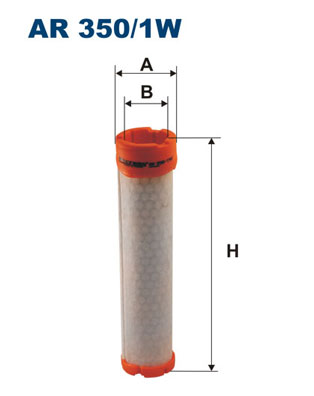 Secondary Air Filter - AR 350/1W FILTRON