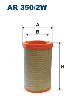 Secondary Air Filter - AR 350/2W FILTRON