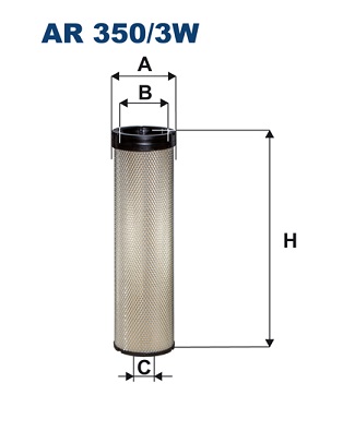 antrinis oro filtras - AR 350/3W FILTRON