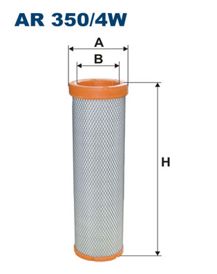 Secondary Air Filter - AR 350/4W FILTRON