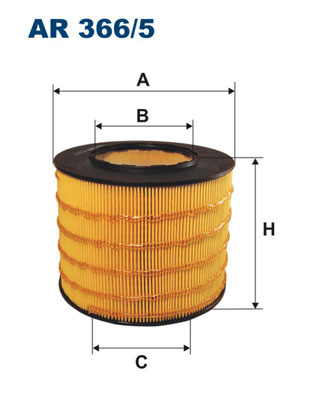 Air Filter - AR 366/5 FILTRON