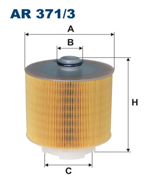 Air Filter - AR 371/3 FILTRON