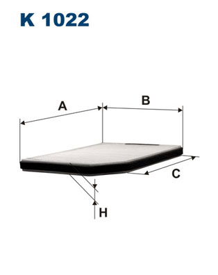 Filter, interior air - K 1022 FILTRON