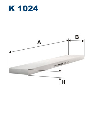 filtras, salono oras - K 1024 FILTRON