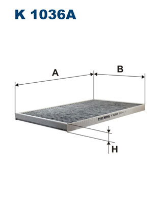 Filter, interior air - K 1036A FILTRON