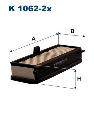 Filter, interior air - K 1062-2X FILTRON