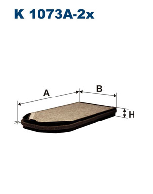 Filter, interior air - K 1073A-2X FILTRON