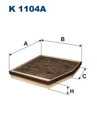 Filter, interior air - K 1104A FILTRON