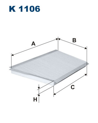 Filter, Innenraumluft - K 1106 FILTRON