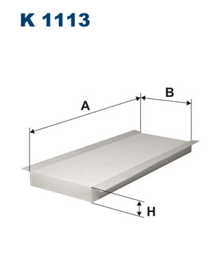 filtras, salono oras - K 1113 FILTRON
