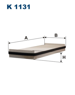 filtras, salono oras - K 1131 FILTRON