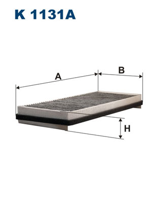 Filtro, Aria abitacolo - K 1131A FILTRON