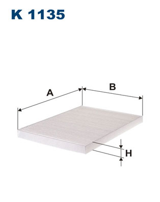 Filtro, Aria abitacolo - K 1135 FILTRON