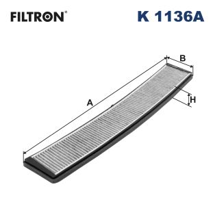 Filter, interior air - K 1136A FILTRON