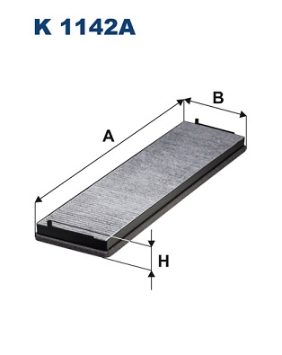 Filtro, Aria abitacolo - K 1142A FILTRON