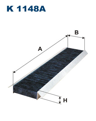 Filtro, Aria abitacolo - K 1148A FILTRON