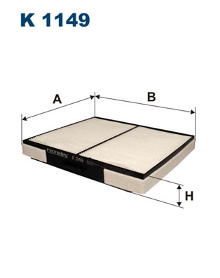 Filter, interior air - K 1149 FILTRON