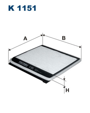 Filtro, Aria abitacolo - K 1151 FILTRON