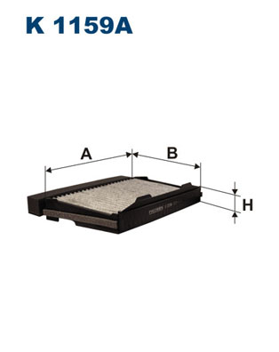 Filtro, Aria abitacolo - K 1159A FILTRON