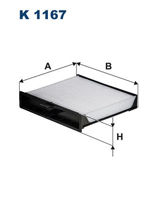 Filtro, Aria abitacolo - K 1167 FILTRON