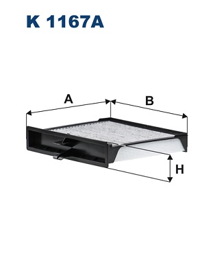Filter, interior air - K 1167A FILTRON