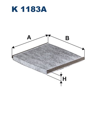 Filtro, Aria abitacolo - K 1183A FILTRON