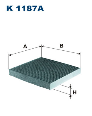 Filter, interior air - K 1187A FILTRON