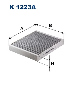 Filter, Innenraumluft - K 1223A FILTRON