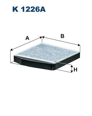 Filter, interior air - K 1226A FILTRON