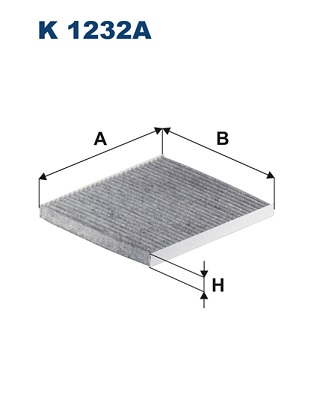 filtras, salono oras - K 1232A FILTRON